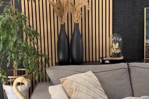 BİEN DUVAR KAĞITLARI 2078 LAMBİRİ PANEL AHŞAP DUVAR ÇITASI DESENLİ VİNİL DUVAR KAĞIDI 5,30 M²