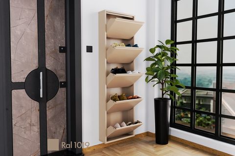 LİNEA METAL AYAKKABILIK, CAPPUCCİNO, 5 KAPAKLI