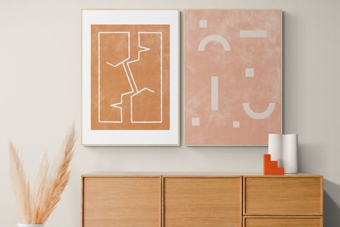 TERRACOTTA NATURAL ÇERÇEVE TABLO SETİ 21X30