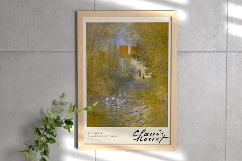 CLAUDE MONET III ÜÇLÜ ÇERÇEVELİ TABLO