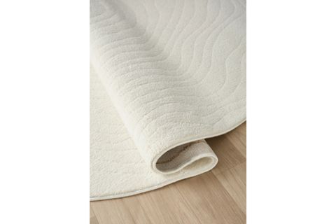 ALORA AMORF MODERN YUMUŞAK SHAGGY HALI, A003, KREM, 160X230