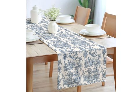 ZARİF PANORAMA PAMUKLU MASA RUNNER, 0053 50X150