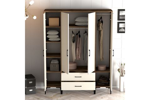 KUMSAL 4 KAPILI STS GARDIROP, LİDYA KREM