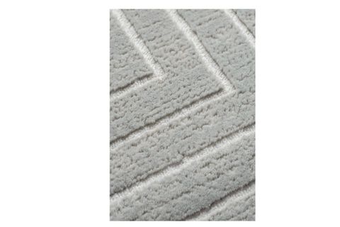 BAMBU DOKULU MODERN SIK DOKUMA YOLLUK MAKİNE HALISI, GRİ, 120X300, 597A