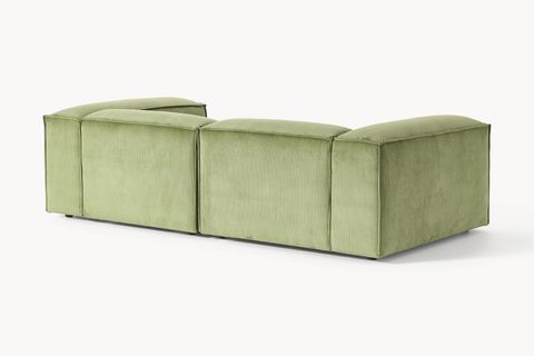 LENA İKİLİ FİTİLLİ KADİFE KOLTUK, YEŞİL