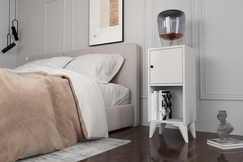 YUSUF KOMODİN, 1 KAPAKLI VE AÇIK RAFLI, KMD_1060_Ç