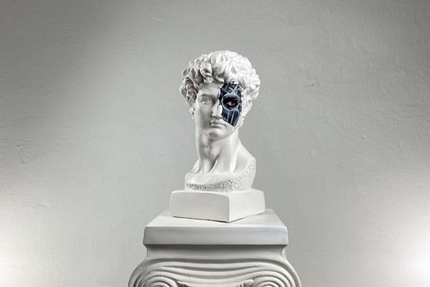 DAVID CYBORG POP ART DEKORATİF ROMA YUNAN HEYKELLERİ