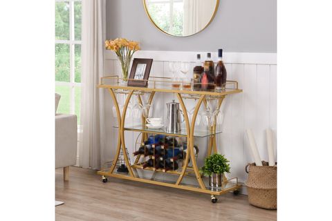 ZAİRA GOLD METAL CAM SERVİS ARABASI