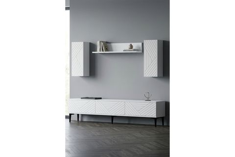 FERRO TV ÜNİTESİ, BEYAZ, 180 CM, TVR1802B
