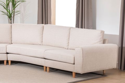 MERLİN KENDİ SETİNİ YARAT, KREM ŞÖNİL, NATUREL AYAK, SHOWROOMDAN KUMAŞ DEĞİŞİMLİ