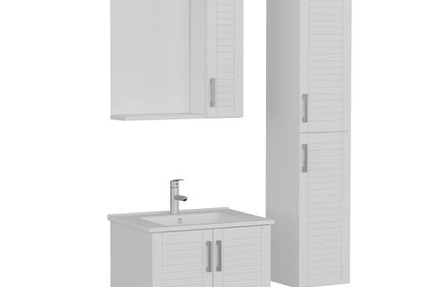 VERA BANYO DOLABI 65CM AS2K+1K1A+ETJ+BOY BEYAZ