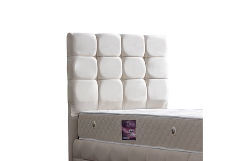 DUKE LUX BAZA BAŞLIK SETİ, KREM, 100X200