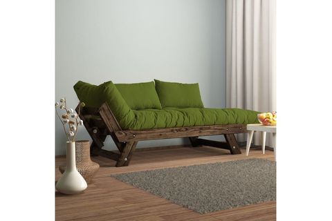 WOODESK ADALAR MASİF CEVİZ-KIRMIZI RENK 2Lİ KANEPE CPT8114-210