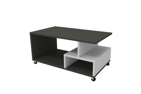 SULTAN TEKERLİ ORTA SEHPA, ANTRASİT, 86,5X50 CM