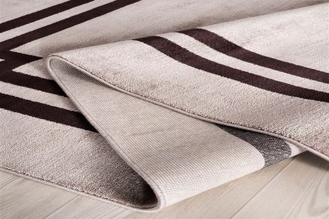 MAVERA BEJ KAHVE MAKİNE HALI 100X300