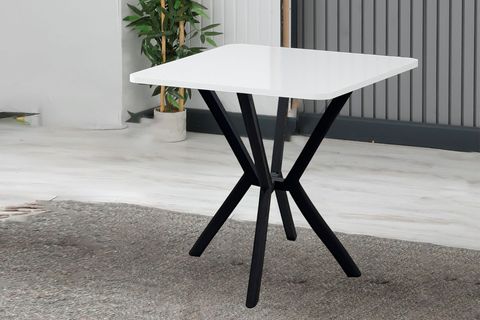 ELİS MUTFAK MASASI, BEYAZ, 70X70