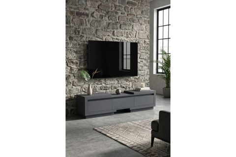 VİSTA UZAYABİLEN TV ÜNİTESİ, ANTRASİT, 160-270 CM