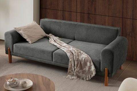 HAMBURG PLUS SIRT MEKANİZMALI ÜÇLÜ KOLTUK, ANTRASİT