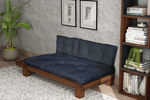 WOODESK ARİN MASİF SEDİR, CEVİZ-LACİVERT RENK, CPT8382-200