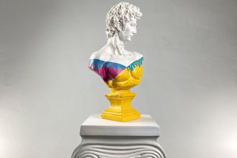 DAVID LEAK POP ART DEKORATİF ROMA YUNAN HEYKELLERİ