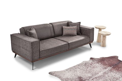 YENİ LOFT NUBUK KOLTUK TAKIMI, ANTRASİT