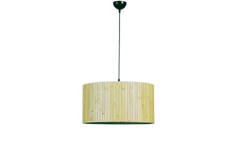BAMBU 08 ABAJURLU TEKLİ SARKIT AVİZE