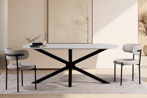 ONES MERMER BASKI MDF YEMEK MASASI