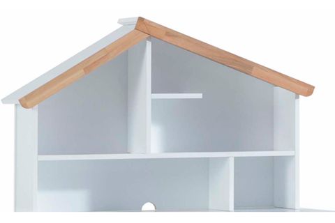 MY HOUSE MONTESSORİ EV ÇATILI  KAYKAYLI OYUN EVİ, MAVİ