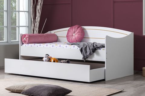 AKASYA YAVRULU KARYOLA, BEYAZ, 90X200