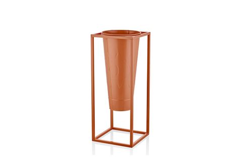 THE MİA PRİZMA VAZO, SAKSI TERRACOTA 70X30X30 CM