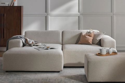 ELSA KETEN MİNİ KÖŞE KOLTUK, SOL KÖŞE, BEJ