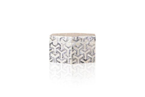 THE MİA SEDEF ALTIGEN KUTU 24X21X12 CM TLC0092