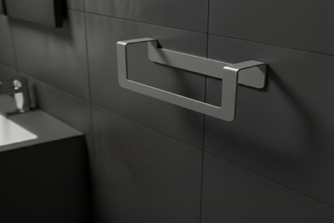 PREMİUM METAL BANYO HAVLULUĞU, CAM GRİ, 2046 CM