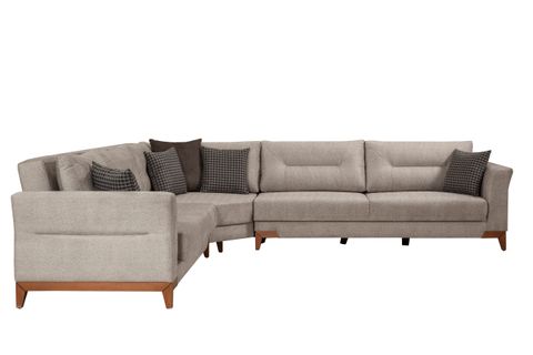 CROSBY ÇİFT BAZALI KÖŞE KOLTUK, KREM, SOL KÖŞE