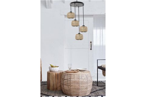 LUMEXX TIGER DÖRTLÜ TEPSİLİ RATTAN SARKIT