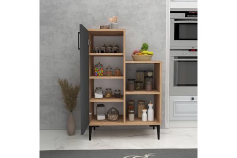 ARNETTİ REYSARY ÇOK AMAÇLI DOLAP, ATLANTİK ÇAM ANTRASİT