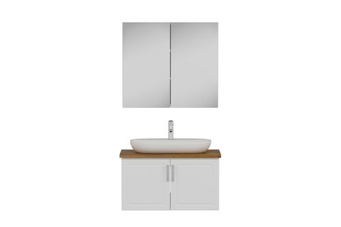SANYA BANYO DOLABI AS2K37, BEYAZ, 85CM