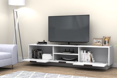 MENSA TV ÜNİTESİ, BEYAZ, 180 CM