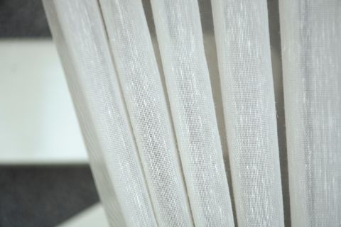 MASSARELLİ KETEN TÜL GRİ PİLESİZ 150X260