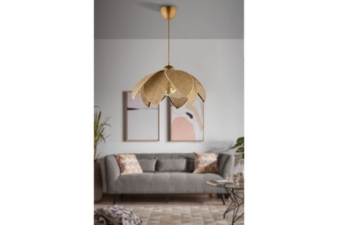 LOTUS HASIR AVİZE, KAHVERENGİ