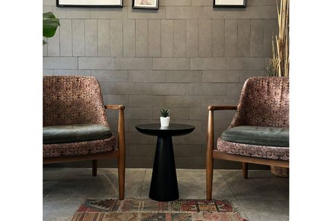 TEKLİ ZİGON MANTAR SEHPA MUSHROOM, SİYAH