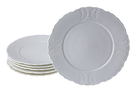 TİFFANY BONE CHİNA ALTILI 27 CM SERVİS TABAĞI SETİ