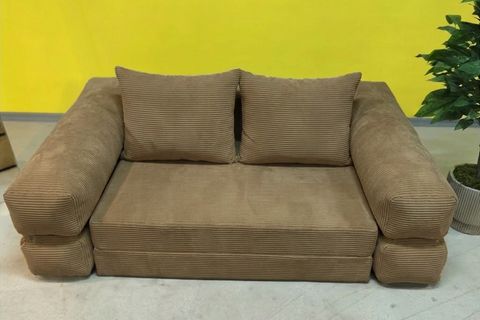 KATLANIR YATAK ÇOK FONKSİYONLU KOLTUK, SÜTLÜ KAHVE