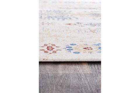 KOZA NOSTALGİA KREM MAVİ SALON HALISI A3011D, 100X200