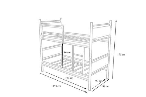 STAR RANZA, SİYAH CEVİZ, 90X190, GM 128