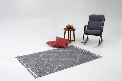 4K INFİNİTY COLLECTİON MODERN MAKİNE HALISI 02, GREY, 80X150 CM