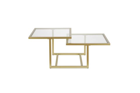 CHİC GOLD METAL CAM ORTA SEHPA
