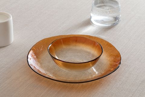 KİTCHEN ESSENTİALS ALTHEA CAM KASE 15 CM, AMBER, ALTILI SET