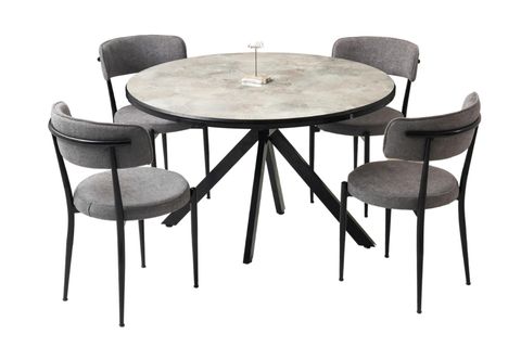 VOGA AÇILIR MASA TAKIMI, GRİ