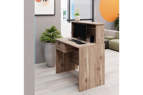 VENÜS ÇEKMECELİ BANKO, SEKRETER MASASI, ÇAM, 90 CM